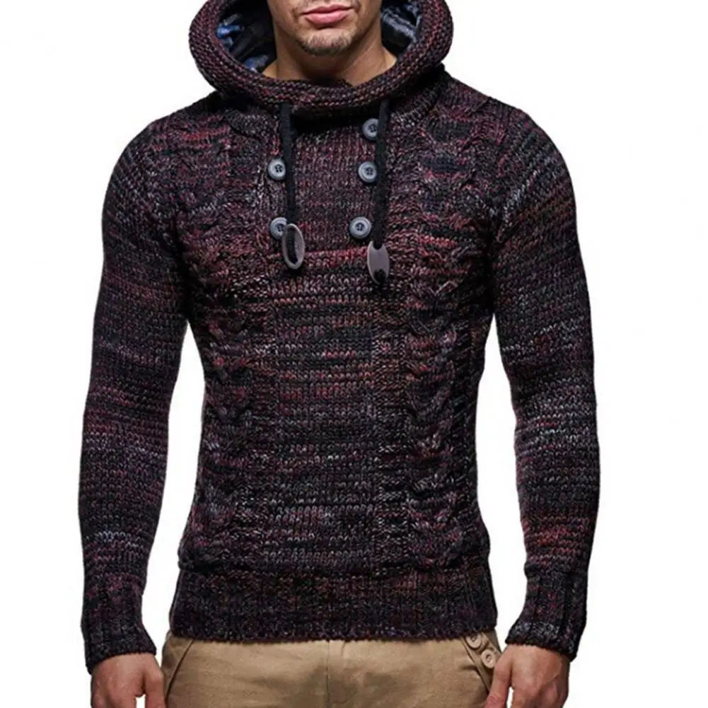 Men Pullovers Stylish Long Sleeve Turtleneck Sweater Warm Hooded Solid Color Knitted Sweater Casual Streetwear Autumn Winter
Men Pullovers Stylish Long Sleeve Turtleneck Sweater Warm Hooded Solid Color Knitted Sweater Casual Streetwear Autumn Winter