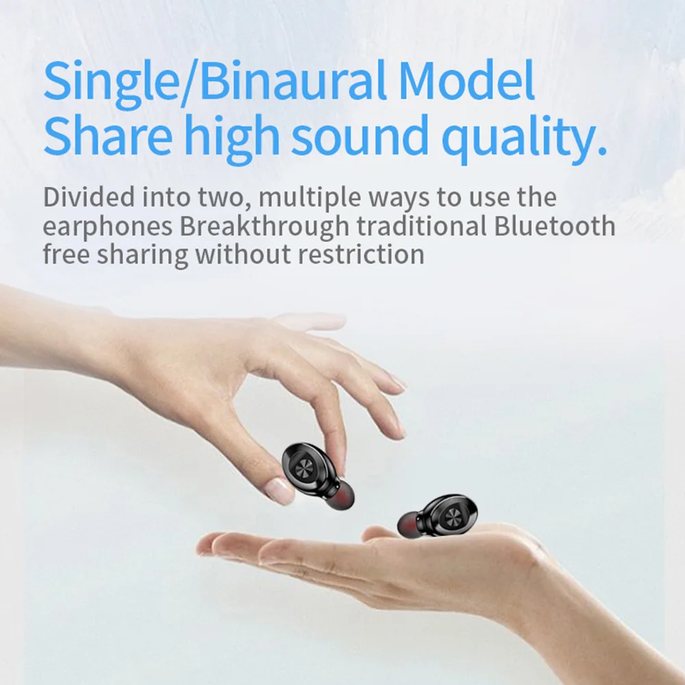 XG8 Bluetooth Headset Wireless phone Sport earphone Mini Headset Stereo Sound In Ear Waterproof TWS 5.0 Power display
XG8 Bluetooth Headset Wireless phone Sport earphone Mini Headset Stereo Sound In Ear Waterproof TWS 5.0 Power display