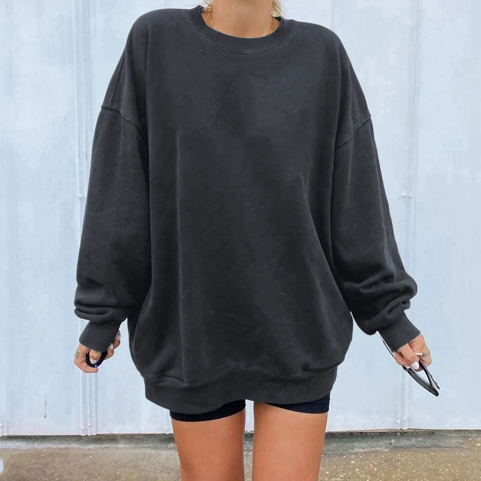 Plus Size Autumn Thin Sweatershirts Womens Casual Loose Pullover Long Sleeve Streetwear Hoodies Female Clothes Gray Oversize
Plus Size Autumn Thin Sweatershirts Womens Casual Loose Pullover Long Sleeve Streetwear Hoodies Female Clothes Gray Oversize