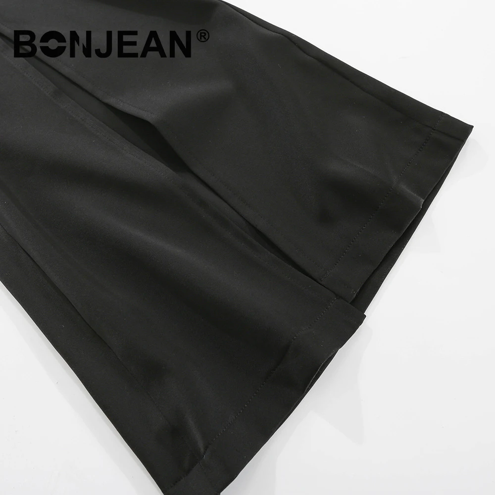 Flared Pants Women High Waist Trousers Black Flare Pants Elegant Office Ladies Trousers Woman Clothes Summer Spring H032
Flared Pants Women High Waist Trousers Black Flare Pants Elegant Office Ladies Trousers Woman Clothes Summer Spring H032