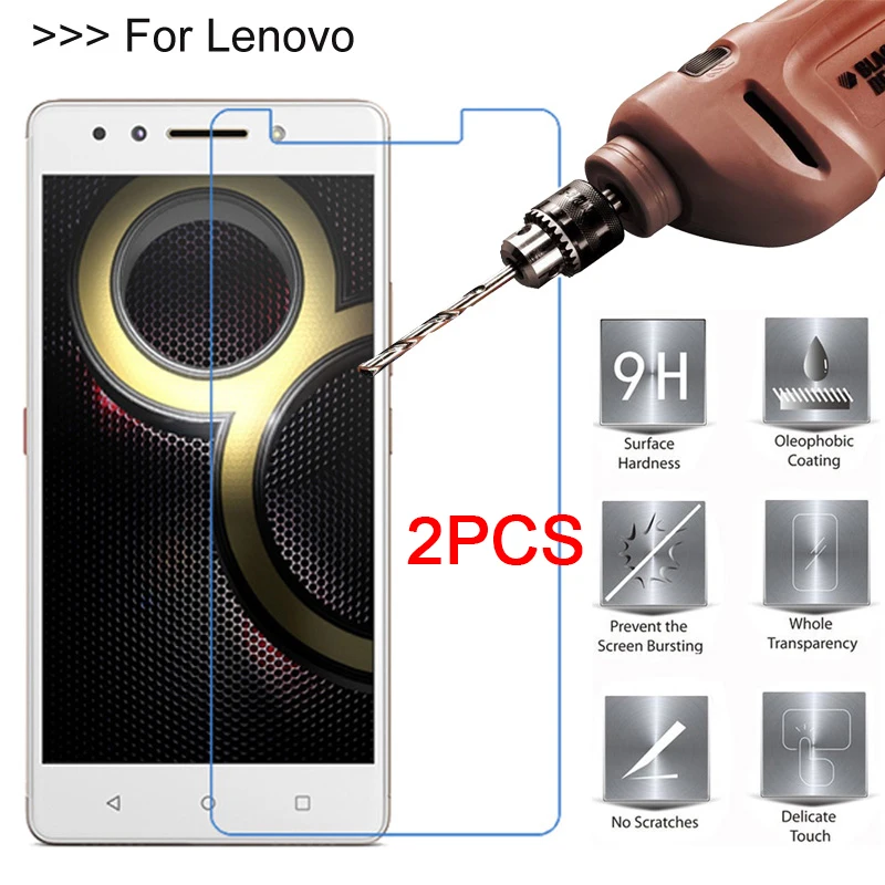 Закаленное стекло для Lenovo K5 Pro 1 шт./2 шт. Защита экрана P1 P2 P780 S5 S60 S650 S850 S860 S960 пленка
