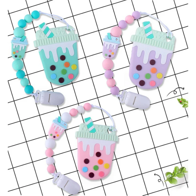 Baby Teethers Care Universal Holder Leash For Pacifiers Nipples Clip Chain Infant Child Cartoon Soother Beaded Chains Teethers
Baby Teethers Care Universal Holder Leash For Pacifiers Nipples Clip Chain Infant Child Cartoon Soother Beaded Chains Teethers