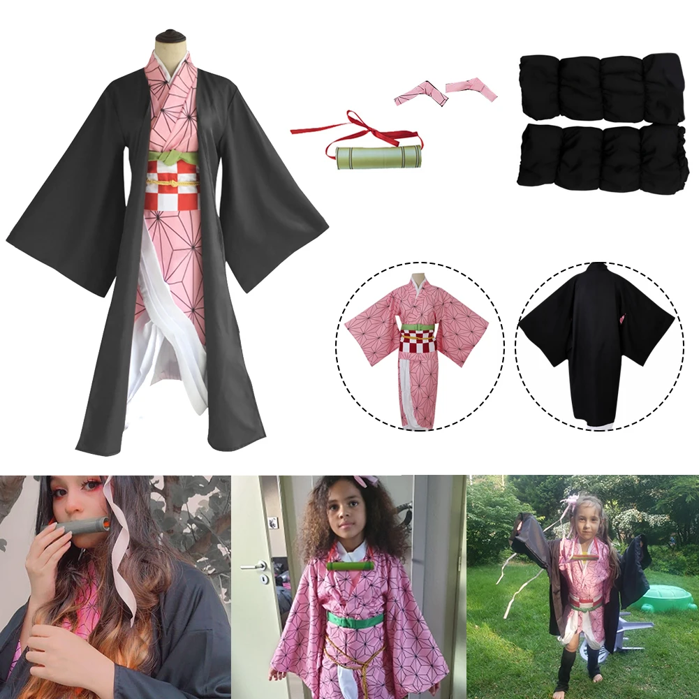 Demon Slayer Cosplay Costume Cape Kimono Coat Costume Gift For Girls Halloween Cardigan Suits For Party Role Paly
Demon Slayer Cosplay Costume Cape Kimono Coat Costume Gift For Girls Halloween Cardigan Suits For Party Role Paly