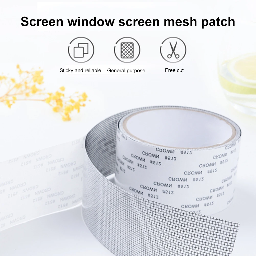 5*200cm Screen Repair Tape 3 Layer Strong Adhesive Mosquito Window Net Repair Patch Fiberglass Covering Tape for Tears Holes
5*200cm Screen Repair Tape 3 Layer Strong Adhesive Mosquito Window Net Repair Patch Fiberglass Covering Tape for Tears Holes