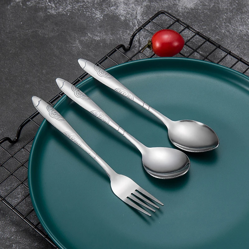 2PCS Stainless Steel Spoon Dessert Spoon Fork Coffee Long Handle Stirring Spoon Household Eating Spoon Stainless Steel Tableware
2PCS Stainless Steel Spoon Dessert Spoon Fork Coffee Long Handle Stirring Spoon Household Eating Spoon Stainless Steel Tableware