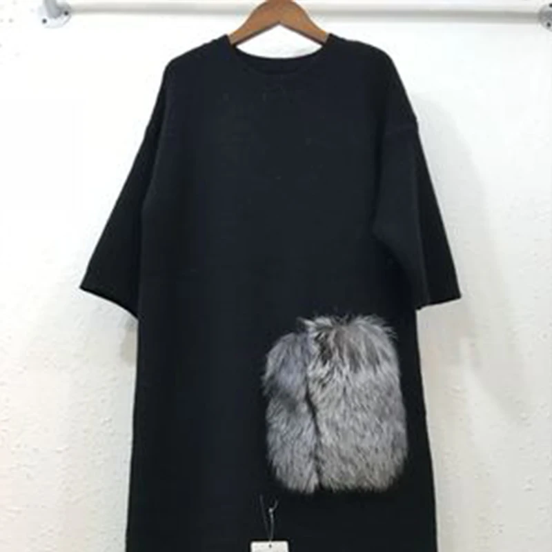 2020 Autumn New Design Female Long Knitted Sweater Turtleneck Pullover with Real Rabbit Fur Pocket Women Wear
2020 Autumn New Design Female Long Knitted Sweater Turtleneck Pullover with Real Rabbit Fur Pocket Women Wear