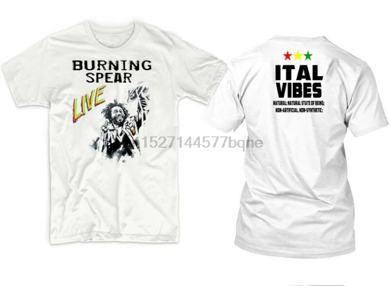 

Reggae T-Shirt Jah Rastafari Haile Selassie I Tenor Saw Yellowman Burning Spear