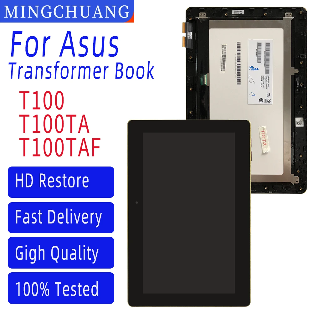 10.1Inch For Asus Transformer Book T100TAF T100TA-C1-GR T100Chi LCD Display Touch Screen Digitizer Assembly with Frame Assembly
10.1Inch For Asus Transformer Book T100TAF T100TA-C1-GR T100Chi LCD Display Touch Screen Digitizer Assembly with Frame Assembly