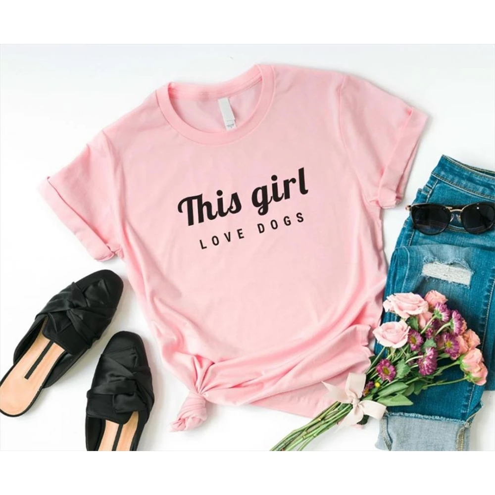 This girl loves dogs Letters Women tshirt Casual Funny t shirt For Lady Yong Girl Top Tee 
This girl loves dogs Letters Women tshirt Casual Funny t shirt For Lady Yong Girl Top Tee