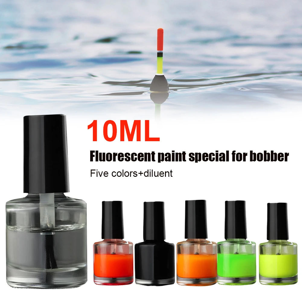 10ml Fishing Floats Fluorescent Paint DIY Floats Tail Painting Indicator Visualable Fishing Tackle Repair Tools Accessories
10ml Fishing Floats Fluorescent Paint DIY Floats Tail Painting Indicator Visualable Fishing Tackle Repair Tools Accessories