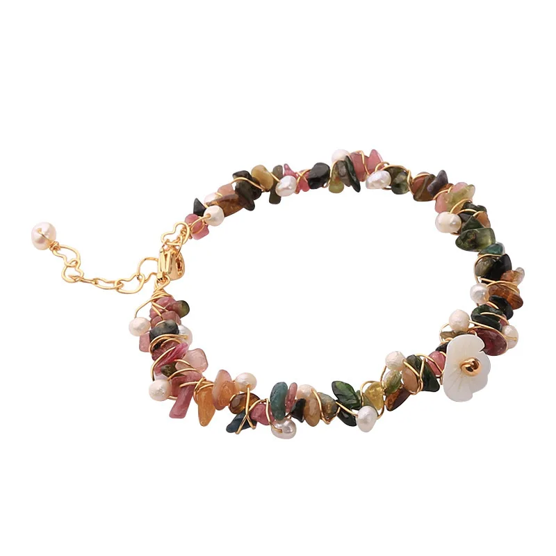 Boho Colorful Stone Flower Friends Bracelet Jewelry for Women New Year Gifts Vintage Freshwater Pearl Adjustable Bracelets SL08
Boho Colorful Stone Flower Friends Bracelet Jewelry for Women New Year Gifts Vintage Freshwater Pearl Adjustable Bracelets SL08
