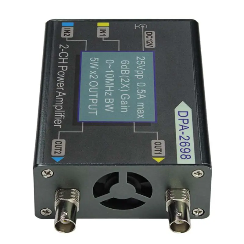DPA-2698 10MHz 25Vpp Dual Channel 2CH DDS Function Signal Generator DC Amplifier P9YE
DPA-2698 10MHz 25Vpp Dual Channel 2CH DDS Function Signal Generator DC Amplifier P9YE