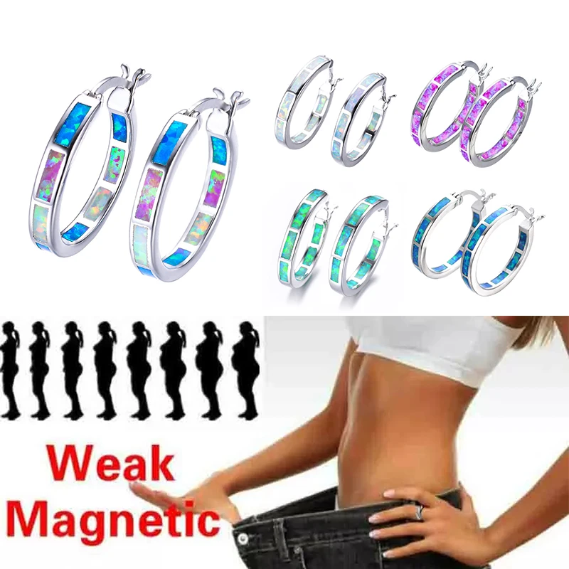 New 1 Pair of Stylish Chakra Stainless Steel Health Weight Loss Ring Earrings Ladies Earrings Slimming
New 1 Pair of Stylish Chakra Stainless Steel Health Weight Loss Ring Earrings Ladies Earrings Slimming