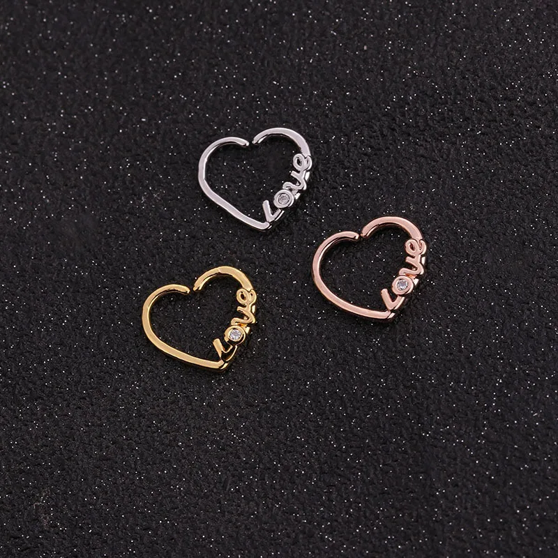 1PC Heart Letter Stud Earrings for Women Hoop Love Cartilage Helix Tragus Daith Conch Rook Snug Lobe Earring Piercing Jewelry
1PC Heart Letter Stud Earrings for Women Hoop Love Cartilage Helix Tragus Daith Conch Rook Snug Lobe Earring Piercing Jewelry