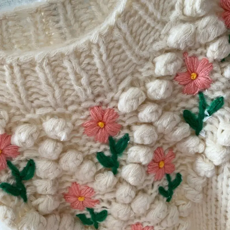 Juice Snow 2020 Autumn New Flower Pullover Sweater Handmade Crocheted Three-Dimensional Thick Woolen Sweater Top Women
Juice Snow 2020 Autumn New Flower Pullover Sweater Handmade Crocheted Three-Dimensional Thick Woolen Sweater Top Women