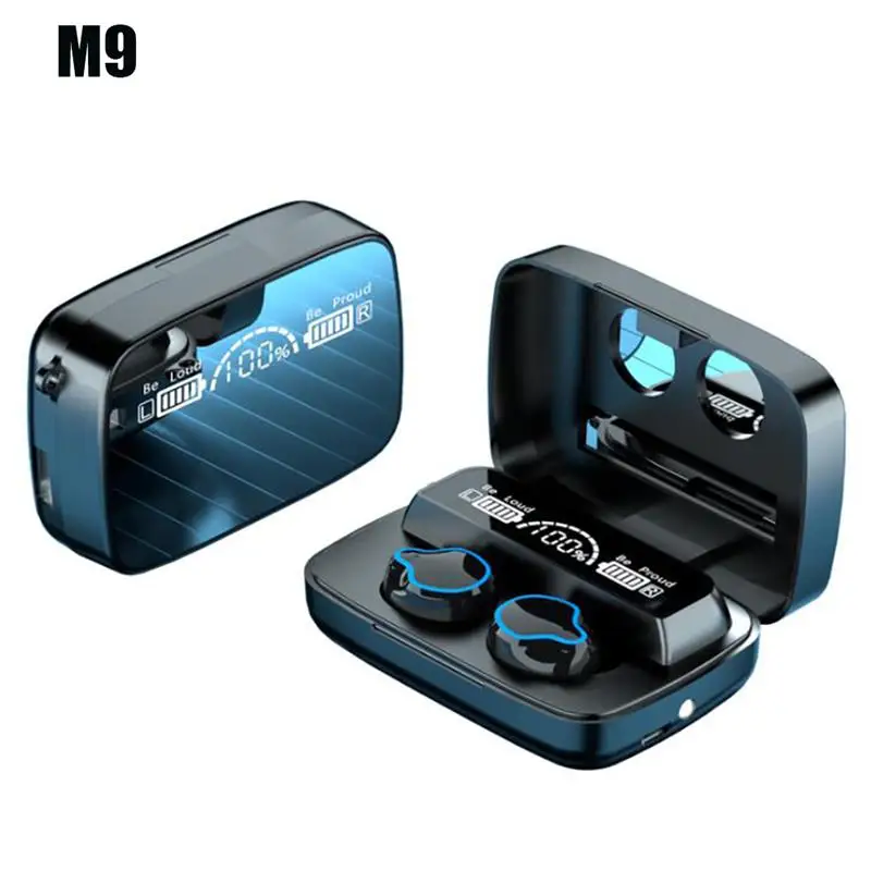 M9 Bluetooth 5.1 Earbuds With LED Display Charging Case TWS HiFi Stereo Waterproof Sport Wireless Bluetooth Earphones For IPhone
M9 Bluetooth 5.1 Earbuds With LED Display Charging Case TWS HiFi Stereo Waterproof Sport Wireless Bluetooth Earphones For IPhone