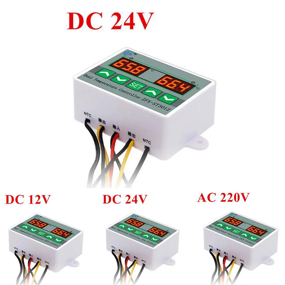 1PC ZFX-ST3012 12/24/220V 12/24/220V Dual Digital Display Thermostat Microcomputer Control Switch Control Switches
1PC ZFX-ST3012 12/24/220V 12/24/220V Dual Digital Display Thermostat Microcomputer Control Switch Control Switches