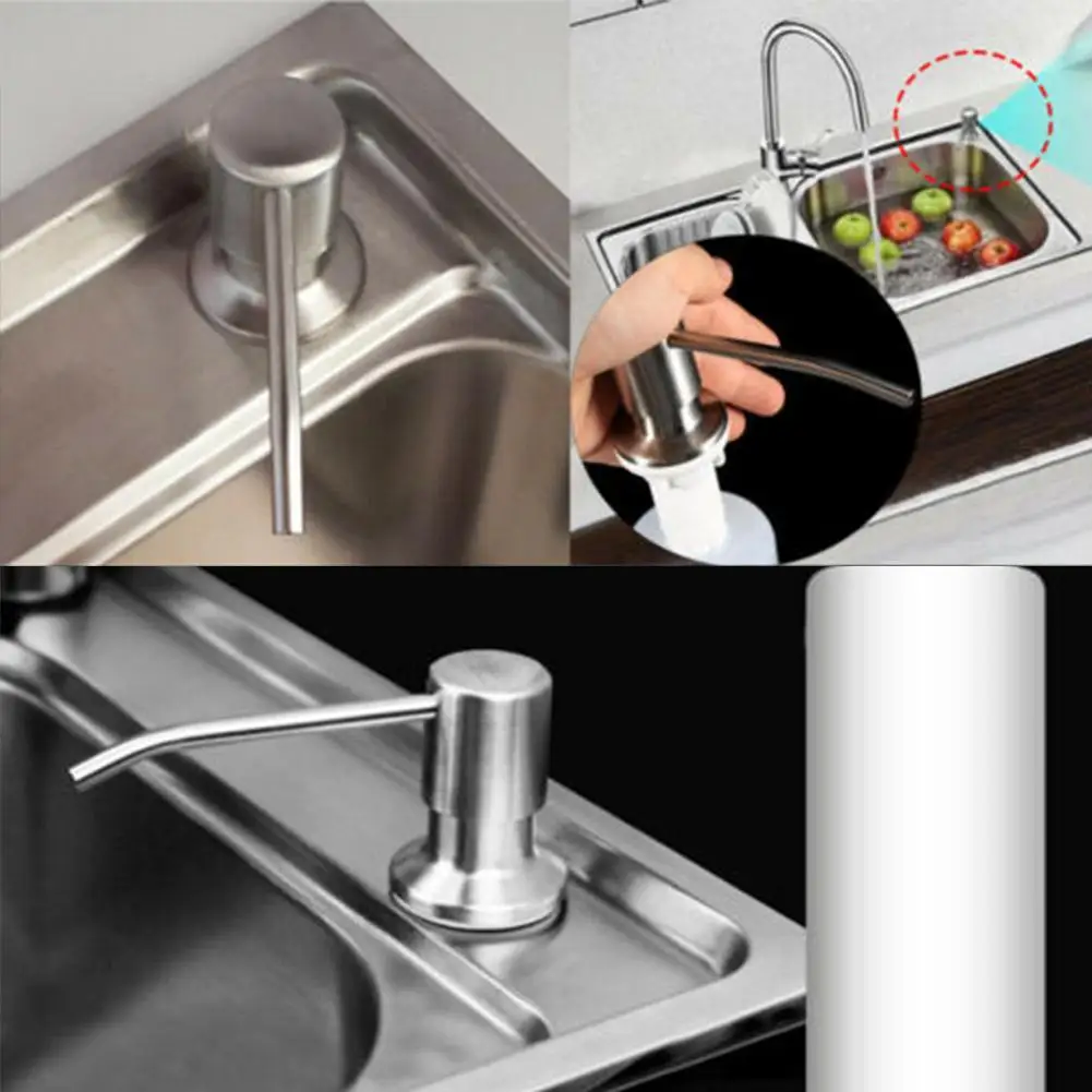 300ml Kitchen Soap Dispenser Sink Liquid Soap Bottle Hand Detergent Soap Shipping Drop Liquid Bathroom Pumps Dispenser Wash R3N4
300ml Kitchen Soap Dispenser Sink Liquid Soap Bottle Hand Detergent Soap Shipping Drop Liquid Bathroom Pumps Dispenser Wash R3N4