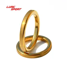 LureSport 30 pcs Alconite Gold Ceramic guide ring rod Guide Ring part Fishing Rod Building component Repair DIY Accessory