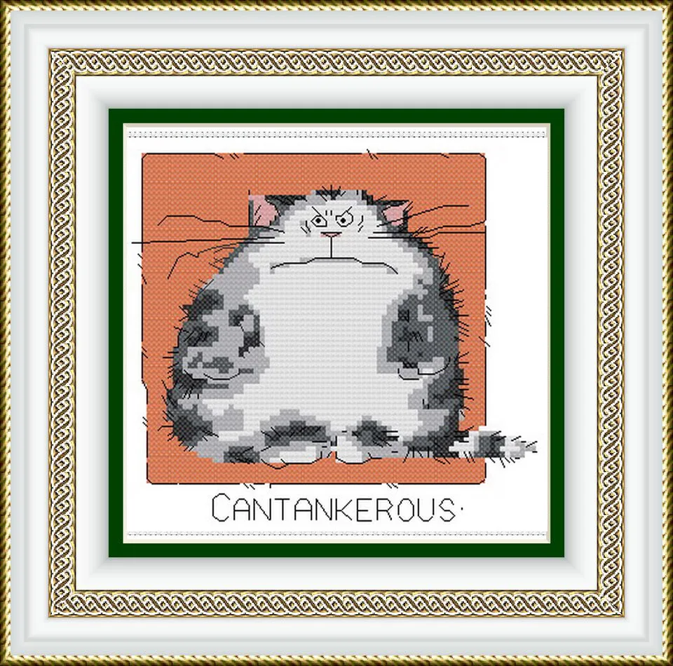 KTF036 Cross Stitch Kit Cartoon Cat Art Homfun Maison Cross Stich Painting Joy Sunday Christmas Decorations For Home Homefun
KTF036 Cross Stitch Kit Cartoon Cat Art Homfun Maison Cross Stich Painting Joy Sunday Christmas Decorations For Home Homefun
