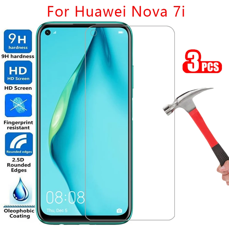 

protective tempered glass for huawei nova 7i screen protector on nova7i 7 i i7 film huawey huwei hawei huawi huawe huawai honor