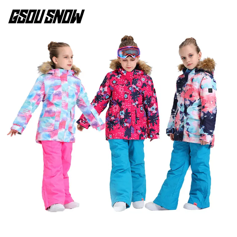 GSOU SNOW Ski Suit Kids Girls Warm Snowboard Jacket Pants Winter Waterproof Wind Resistant Outdoor Snowboard Twins Sport Wear
GSOU SNOW Ski Suit Kids Girls Warm Snowboard Jacket Pants Winter Waterproof Wind Resistant Outdoor Snowboard Twins Sport Wear