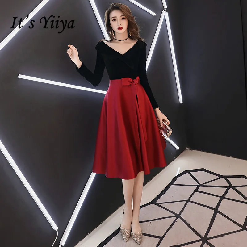 It's Yiiya Prom Dress V-Neck Velour Long Sleeve Plus Size Vestidos De Gala LF172 Patchwork Plus Size Zipper Prom Dresses 2020
It's Yiiya Prom Dress V-Neck Velour Long Sleeve Plus Size Vestidos De Gala LF172 Patchwork Plus Size Zipper Prom Dresses 2020