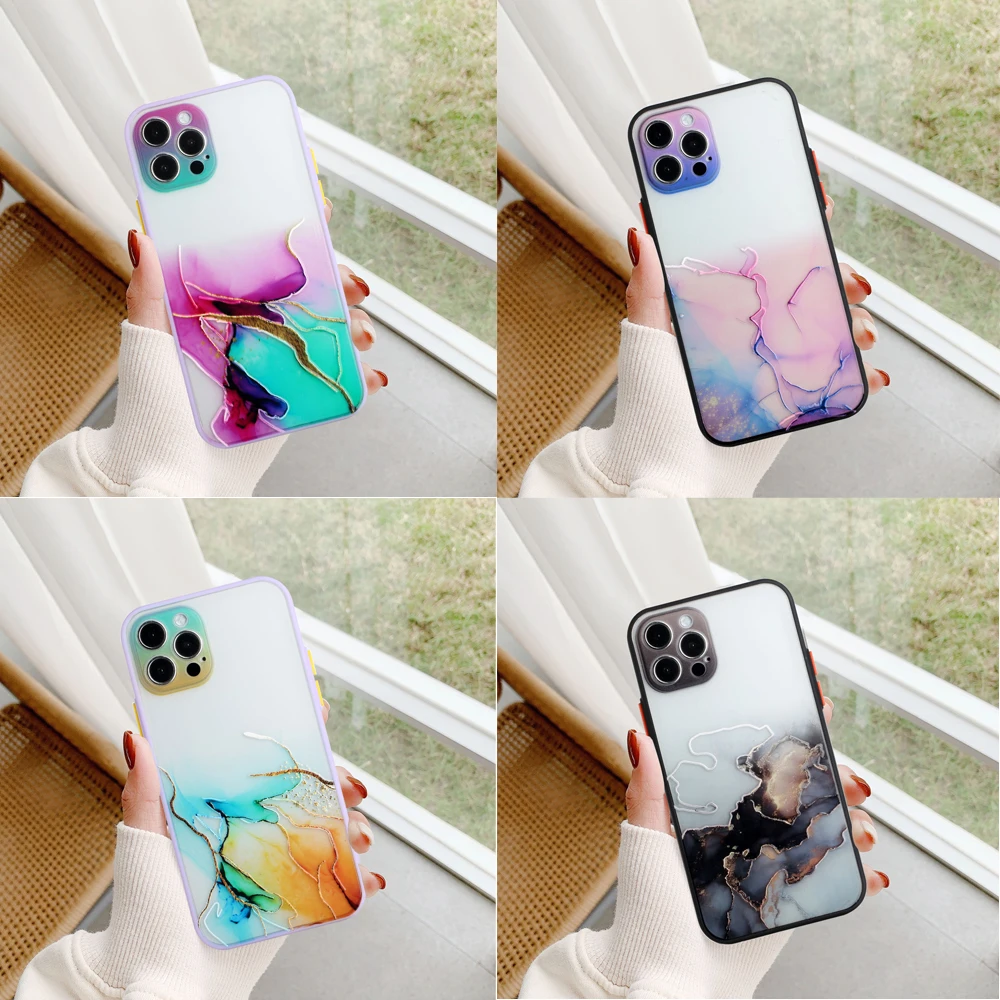 Gradient Marble Watercolor Painting Phone Case For iPhone 13 11 12 Pro Max XS X XR 7 8 Plus Mini Clear Soft TPU Shockproof Cover
Gradient Marble Watercolor Painting Phone Case For iPhone 13 11 12 Pro Max XS X XR 7 8 Plus Mini Clear Soft TPU Shockproof Cover