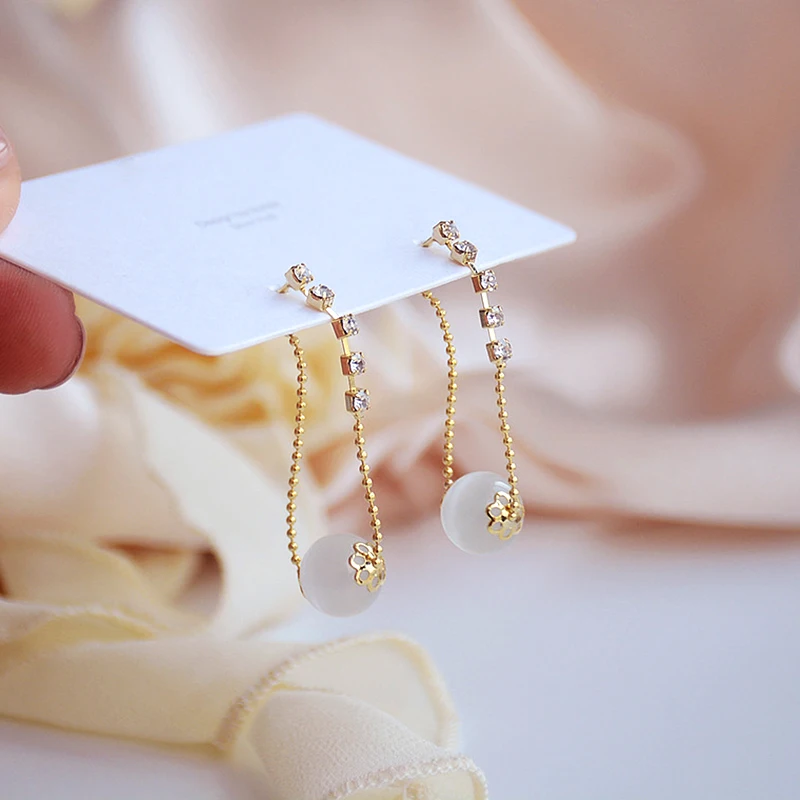 New Trendy 14K Real Gold Plated Opal Drop Earrings for Women Jewelry AAA Zircon S925 Silver Needle Anniversary Party Fine Gift
New Trendy 14K Real Gold Plated Opal Drop Earrings for Women Jewelry AAA Zircon S925 Silver Needle Anniversary Party Fine Gift