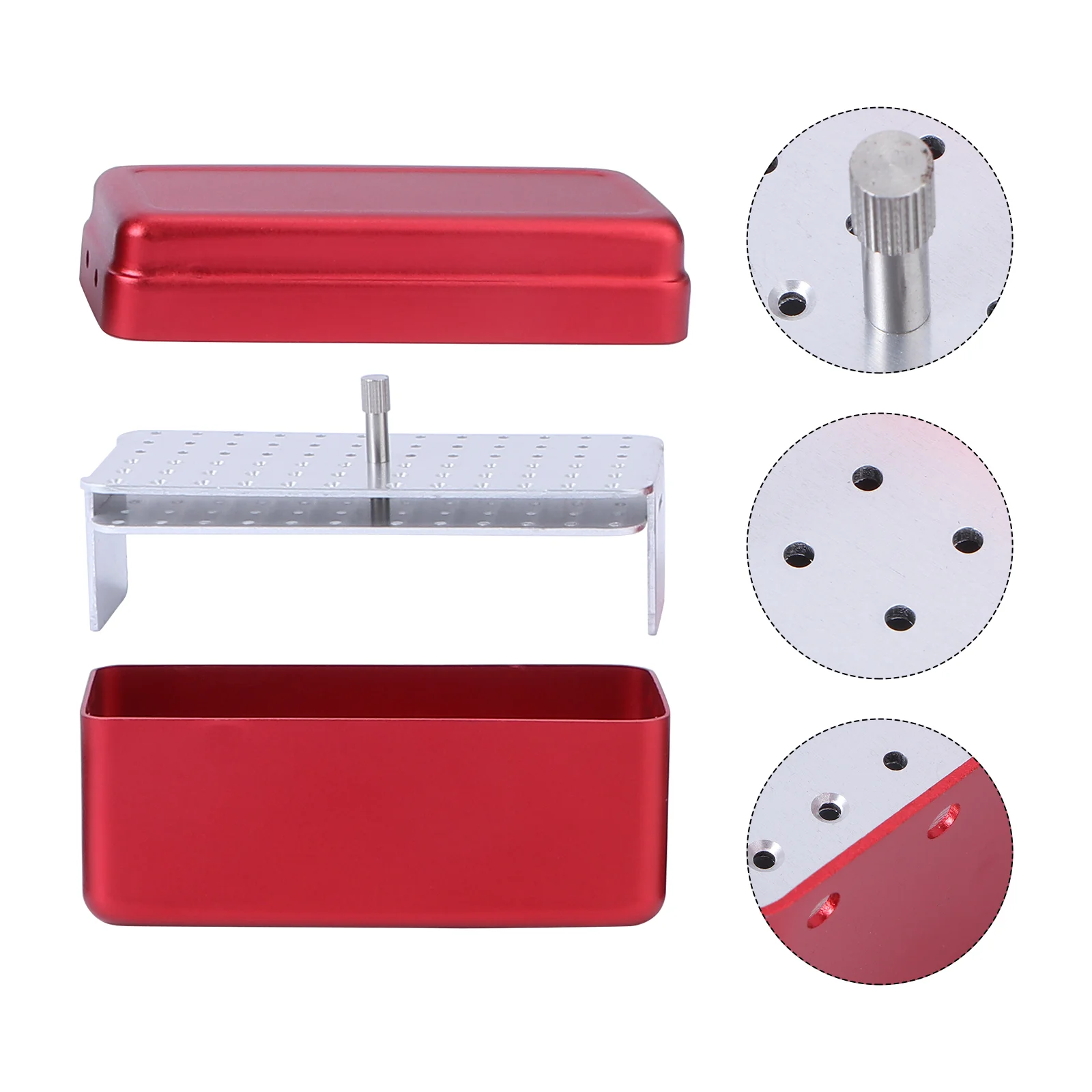1pc 72 Hole Aluminium Autoclave Sterilizer Case Holder Box for Oral Care Tools (Red)
1pc 72 Hole Aluminium Autoclave Sterilizer Case Holder Box for Oral Care Tools (Red)