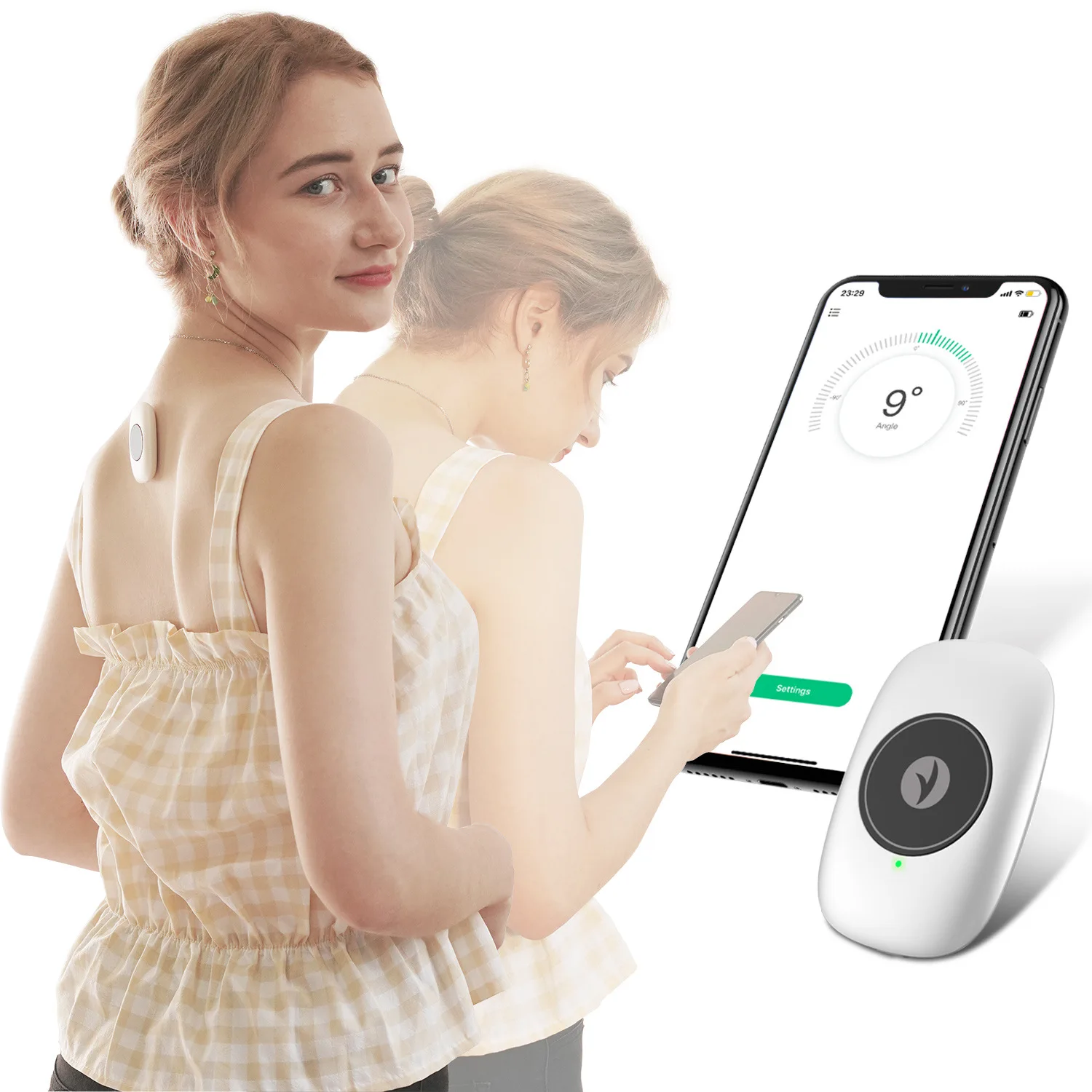 Intelligent Back Posture Corrector With APP Shoulder Training Belt Correction Humpback Massager Device Pain Relief Health Care
Intelligent Back Posture Corrector With APP Shoulder Training Belt Correction Humpback Massager Device Pain Relief Health Care