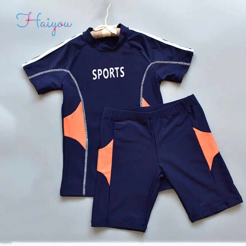New boys' swimsuit Split type bathing suit baby boy Solid color Sunscreen UV resistant
New boys' swimsuit Split type bathing suit baby boy Solid color Sunscreen UV resistant