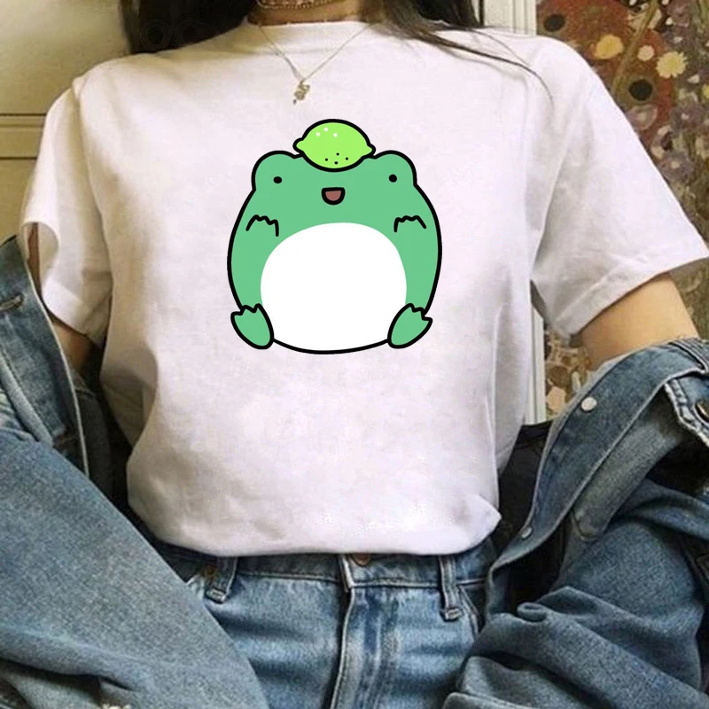 2021 Summer T-shirt Skateboard Woman Frog T shirt Harajuku Graphic Tee Y2k Top Aesthetic Clothes Vintage Fashion Shirt
2021 Summer T-shirt Skateboard Woman Frog T shirt Harajuku Graphic Tee Y2k Top Aesthetic Clothes Vintage Fashion Shirt
