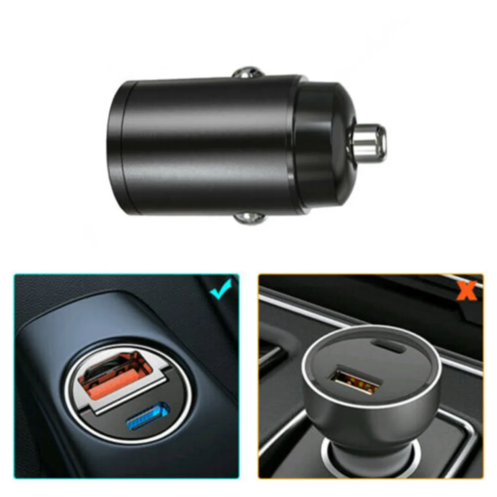 Car Mini PD Dual Port Accessories Car Charger 20w Aluminum Alloy Fit For Car Electronics Smart Fast Charging Usb Qc3.0 Parts
Car Mini PD Dual Port Accessories Car Charger 20w Aluminum Alloy Fit For Car Electronics Smart Fast Charging Usb Qc3.0 Parts