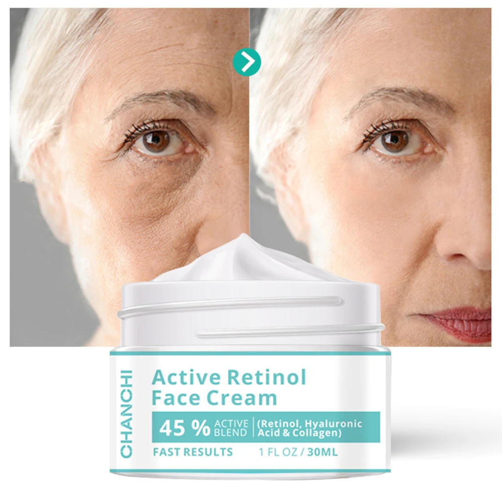 CHANCHI 30ml Face Cream Active Retinol Anti-Wrinkle Skin Lift Hydrating Skin Care Anti-Aging Cream Moisturizing Remove Fine Line
CHANCHI 30ml Face Cream Active Retinol Anti-Wrinkle Skin Lift Hydrating Skin Care Anti-Aging Cream Moisturizing Remove Fine Line