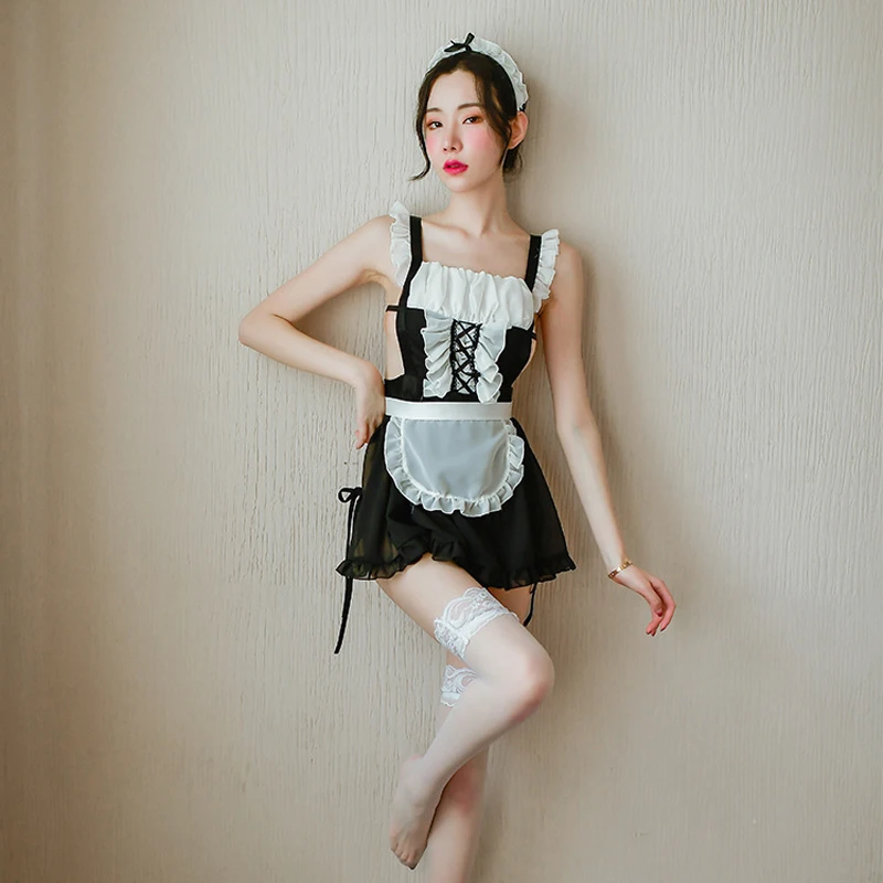 Sexy lingerie sexy perspective cosplay temptation maid suit cute and cute maid uniform suit for Womenz
Sexy lingerie sexy perspective cosplay temptation maid suit cute and cute maid uniform suit for Womenz