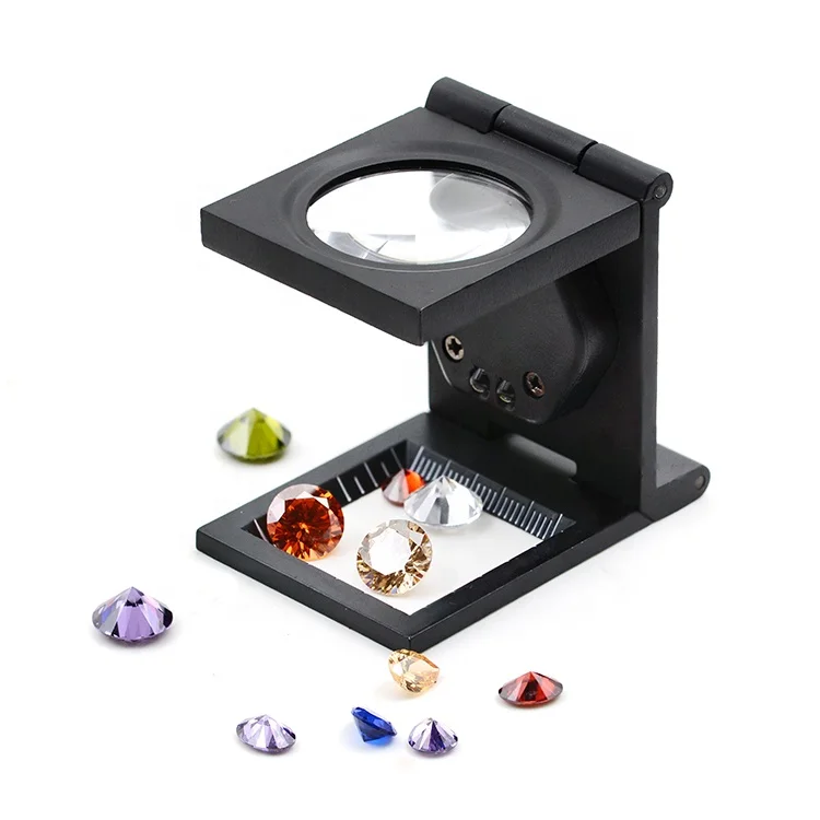 10X fold magnifier portable magnifying glass inspection magnifier with led light
10X fold magnifier portable magnifying glass inspection magnifier with led light
