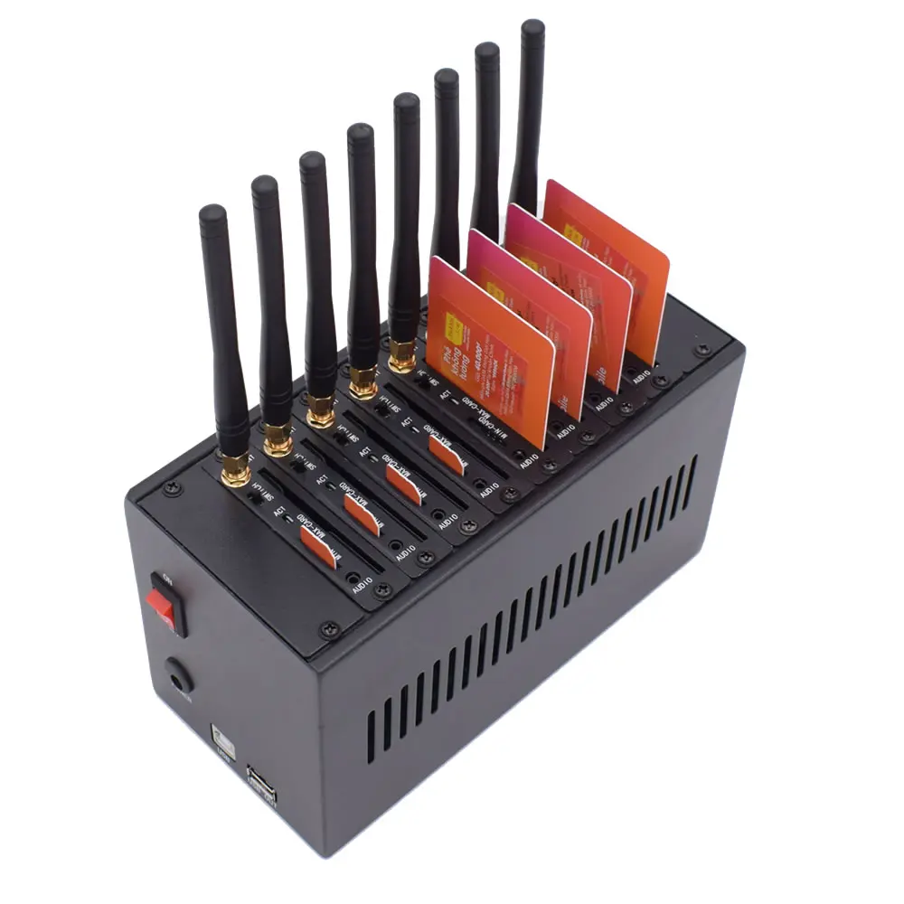YX Cheap 2G GSM 8 Port Support Audio Call IMEI Change M26 / M35 Multi SIM Slot Bulk SMS Broadcast Gateway Modem Pool
YX Cheap 2G GSM 8 Port Support Audio Call IMEI Change M26 / M35 Multi SIM Slot Bulk SMS Broadcast Gateway Modem Pool