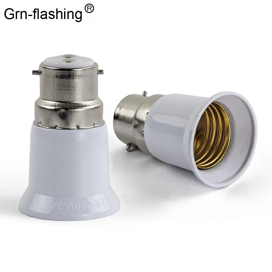 1Pcs Durable Fireproof Material B22 to E27 Lamp Base Holder Converter LED Bulb Socket Conversion For Home Lighting Application
1Pcs Durable Fireproof Material B22 to E27 Lamp Base Holder Converter LED Bulb Socket Conversion For Home Lighting Application