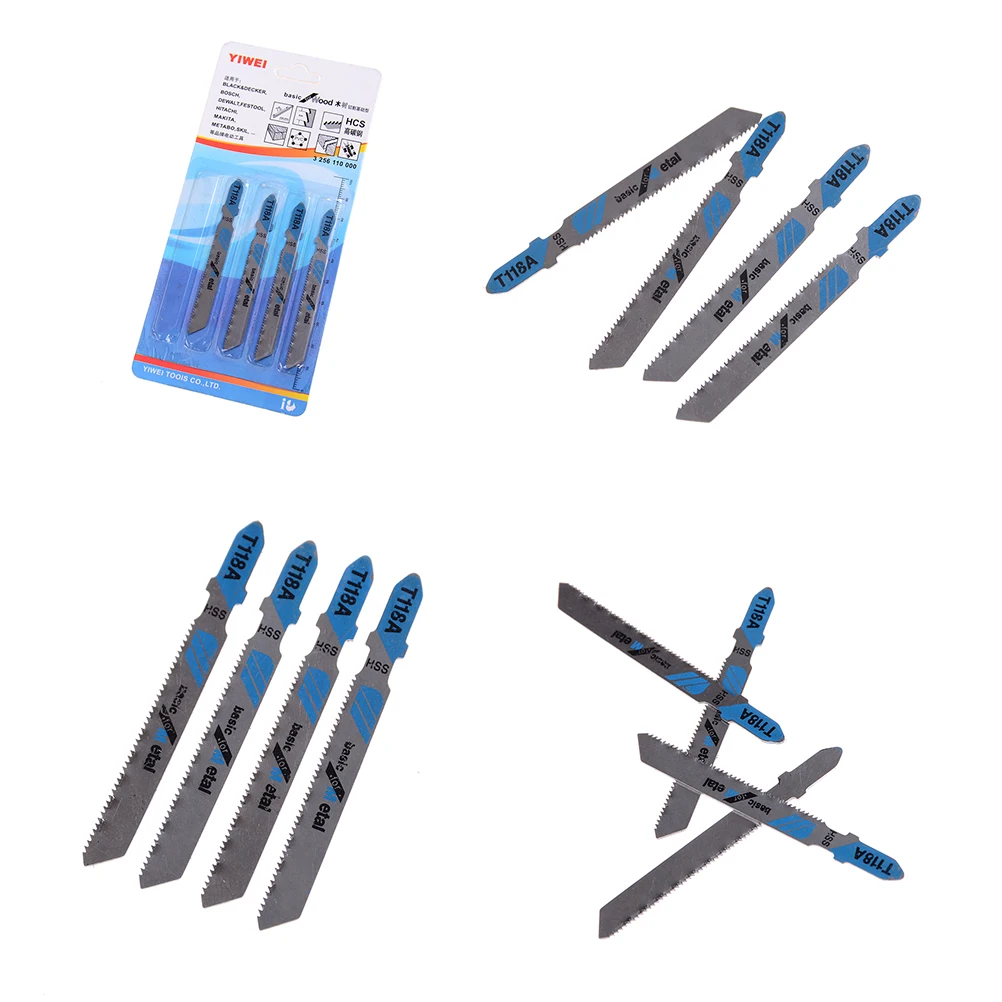 ZLinKJ 4Pcs Wood Metal Jig Saw Blades Fast Cutting Reciprocating Saw Blade For Wood PVC Fibreboard Power Tools
ZLinKJ 4Pcs Wood Metal Jig Saw Blades Fast Cutting Reciprocating Saw Blade For Wood PVC Fibreboard Power Tools