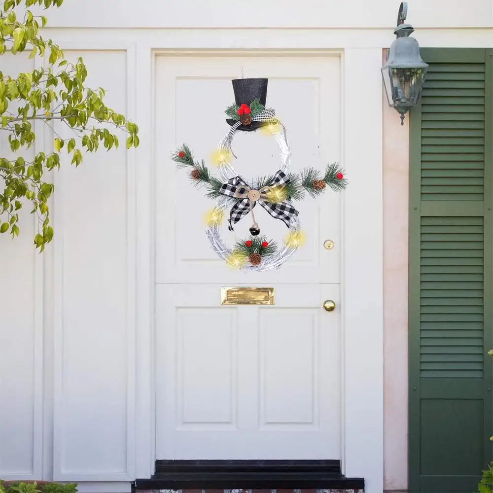 Christmas Wreath Hanging Decor Cute Xmas Snowman Garland for Party Ornaments Holiday for Home Window Wall Indoor Outdoor
Christmas Wreath Hanging Decor Cute Xmas Snowman Garland for Party Ornaments Holiday for Home Window Wall Indoor Outdoor