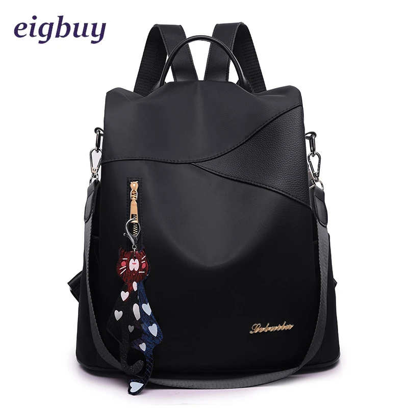 

Дизайнерский женский рюкзак для подростков, модные черные школьные ранцы в стиле преппи для девочек-подростков, сумки для книг для ноутбука