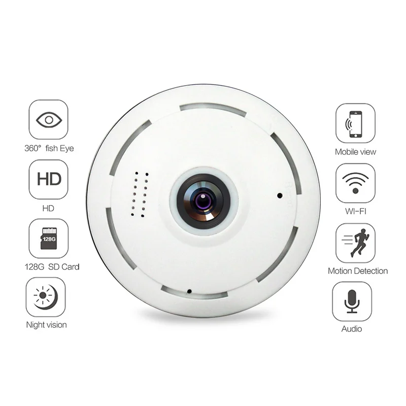 360 Degree Home Security IP Camera Indoor 960P Smart Panorama IPC P2P Wireless Fisheye Lens CCTV Wifi Camera Baby Monitor
360 Degree Home Security IP Camera Indoor 960P Smart Panorama IPC P2P Wireless Fisheye Lens CCTV Wifi Camera Baby Monitor