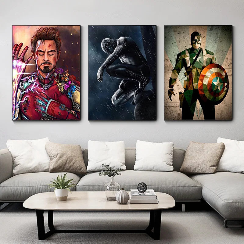 Marvel Avengers Canvas Paintings Captain America Iron Man Posters and Prints Wall Art Pictures for Living Room Home Decoration
Marvel Avengers Canvas Paintings Captain America Iron Man Posters and Prints Wall Art Pictures for Living Room Home Decoration