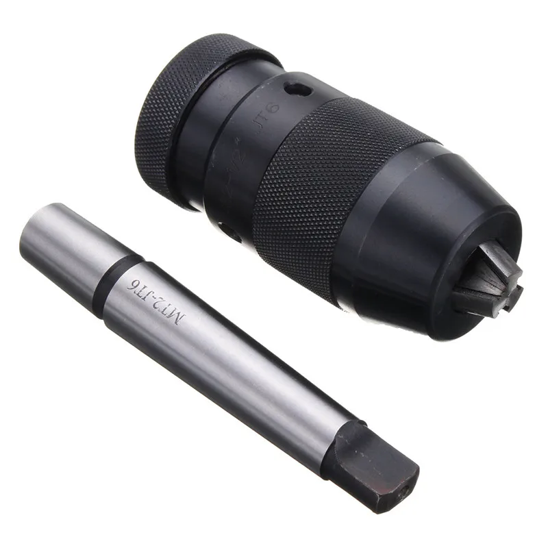 1/32-1/2 Inch 6JT Keyless Drill Chuck Self Tighten And JT6-2MT Tanged Tang Adapter MT2 Tightening Drill Chuck Steel Clamp
1/32-1/2 Inch 6JT Keyless Drill Chuck Self Tighten And JT6-2MT Tanged Tang Adapter MT2 Tightening Drill Chuck Steel Clamp