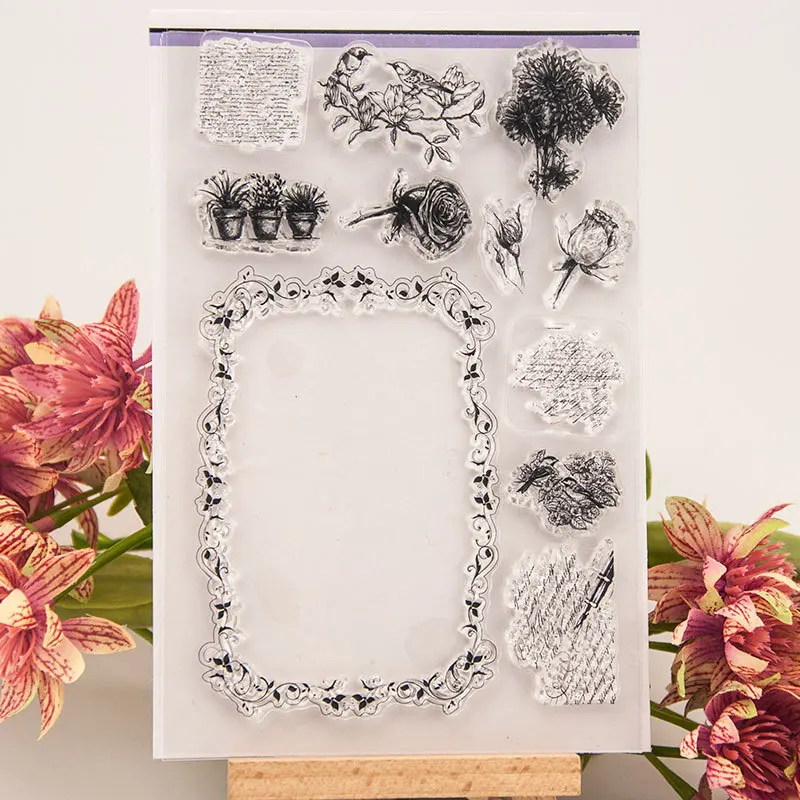 Clear Stamp for Scrapbooking Transparent Stamps Silicone Rubber Stamps for Card Making DIY Photo Album Decor
Clear Stamp for Scrapbooking Transparent Stamps Silicone Rubber Stamps for Card Making DIY Photo Album Decor