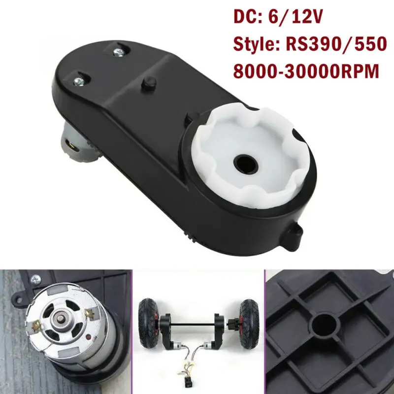 Electric Gearbox Motor Gear Box For Children Kids Ride-On Car Bike Toy Accessories Replacement Motor RS390 / 550
Electric Gearbox Motor Gear Box For Children Kids Ride-On Car Bike Toy Accessories Replacement Motor RS390 / 550