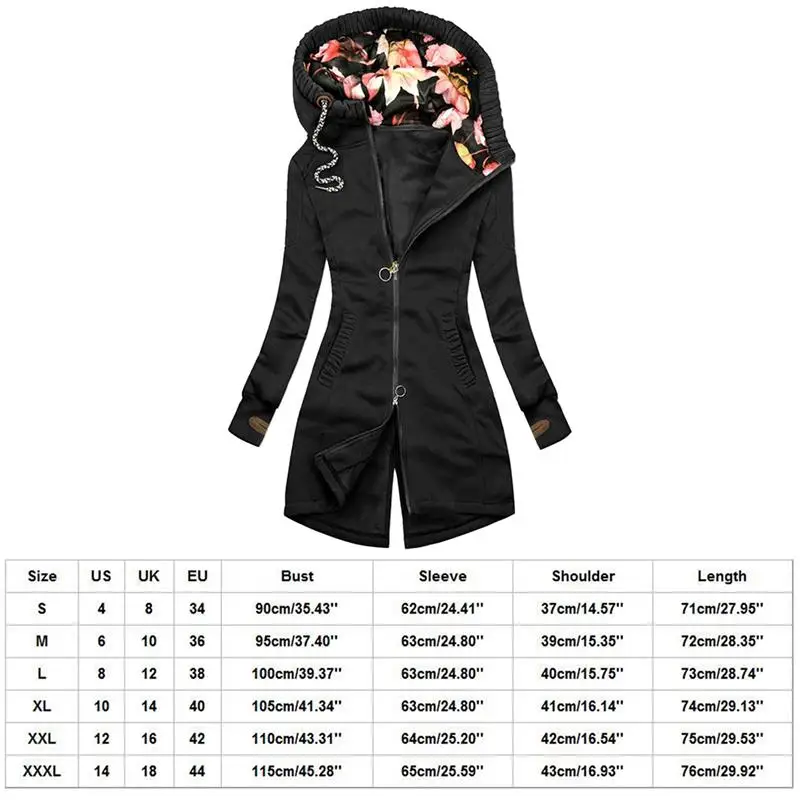 Women's Hoodies Coats Jackets Lady Winter Warm Outwear Hooded Pockets Sweatshirts Outerwear Coats
Women's Hoodies Coats Jackets Lady Winter Warm Outwear Hooded Pockets Sweatshirts Outerwear Coats
