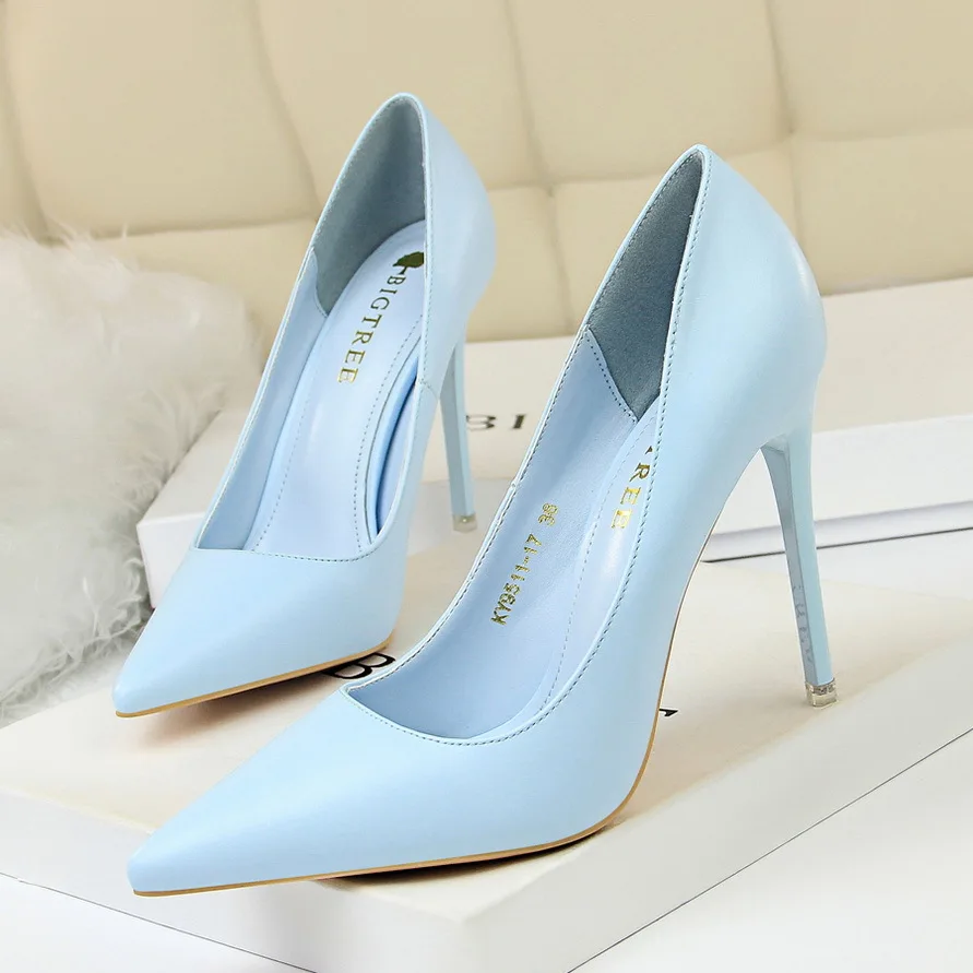 2020 Autumn New Women Shoes Sexy High Heels Pointed Thin Pumps Leather Woman Wedding Scarpins Shoes Party Nightclub Shoes 34-43
2020 Autumn New Women Shoes Sexy High Heels Pointed Thin Pumps Leather Woman Wedding Scarpins Shoes Party Nightclub Shoes 34-43
