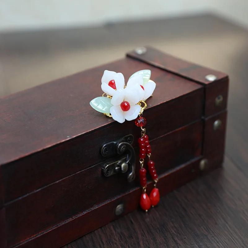 Shell Girl Flower Hanfu Hair Clip Hairpin Antiquity Traditional Headdress Handmade
Shell Girl Flower Hanfu Hair Clip Hairpin Antiquity Traditional Headdress Handmade